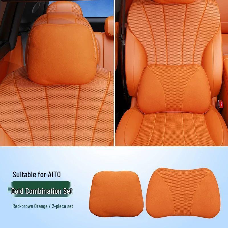 Compatible Headrest & Lumbar Support for AITO M Series (M5, M7, M8, M9) - Car Interior Accessories