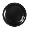 OIMG 9-inch Black Disposable Party Plates (16 Count)
