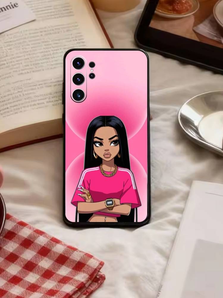 Fairy-Rapunzel Princess Phone Case For Samsung S26,S25,S24,S23,S22,S21,S20,S30,Ultra,Plus,Fe,Note,5G Black Cover