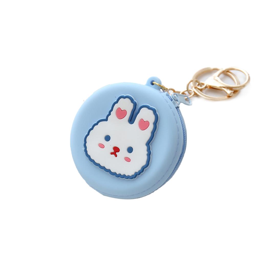 Coin Purse Silicone Cute Zipper Closure Gift Choice Women Change Pouch Wallet for Lipstick