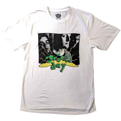 Green Day Unisex-T-Shirt: Kackfoto (Groß)