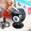 Hot Selling Creative Metal Ashtray Lidded Anti Smoke Ash Flying For Office Billiard Bar KTV Home Decor