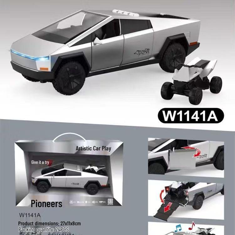 

Tesla Cybertruck Remote Control Electric Racing Car Toy for Kids