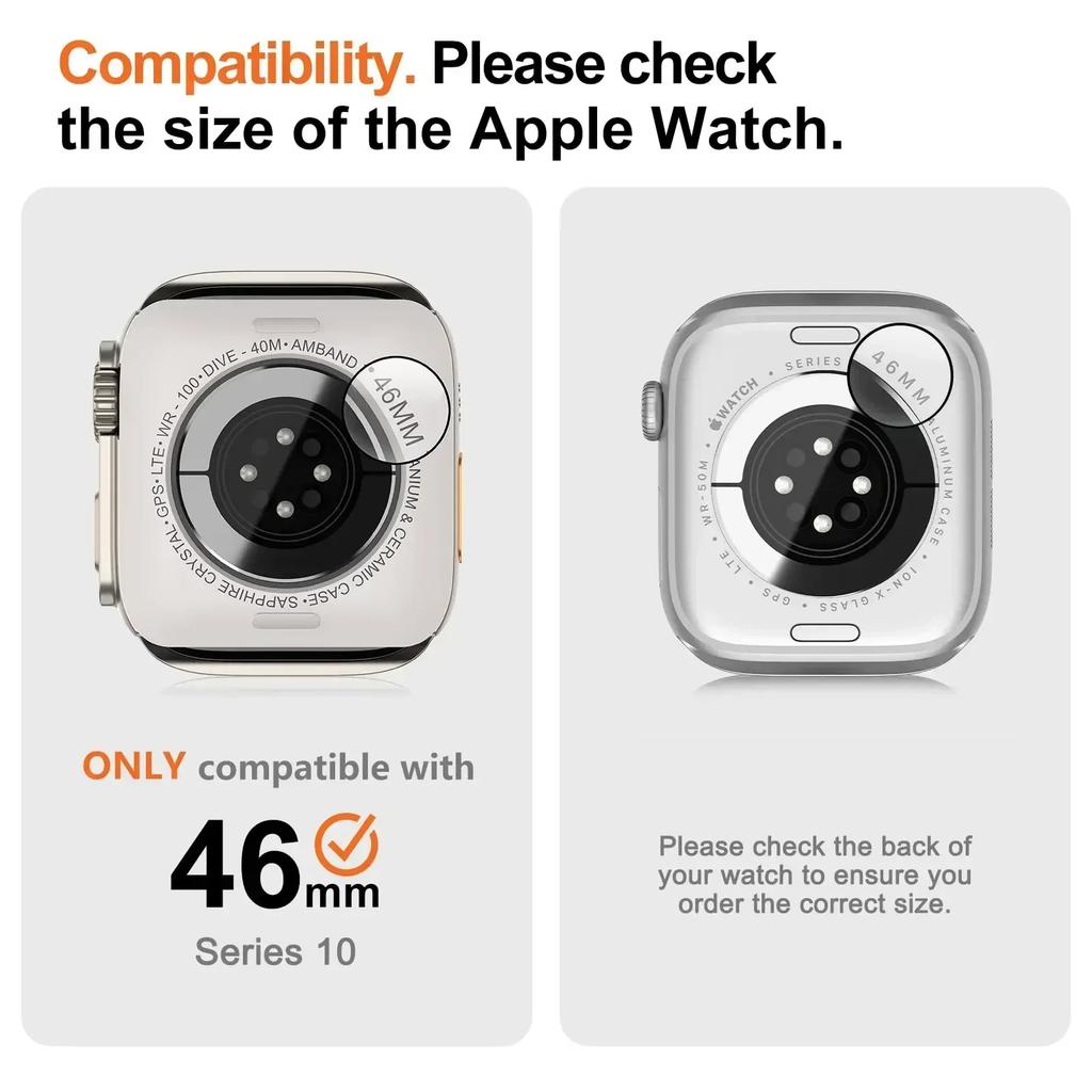 New Aluminum Alloy Case for Apple Watch Case Ultra 2 49mm 46mm 44mm 45mm Metal Bumper Protective Cover IWatch Series 10 9 8 7 6