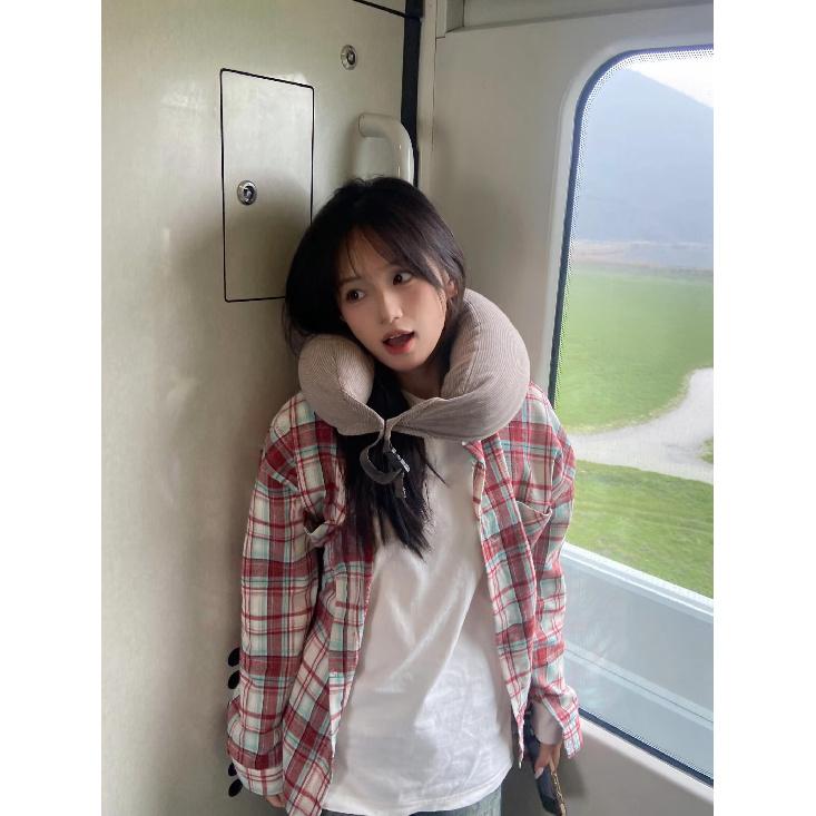 2024 Plaid Long Sleeve Shirt Japanese Hong Kong Style Ins Loose Shirt Boys Summer Trendy Versatile Casual Coat