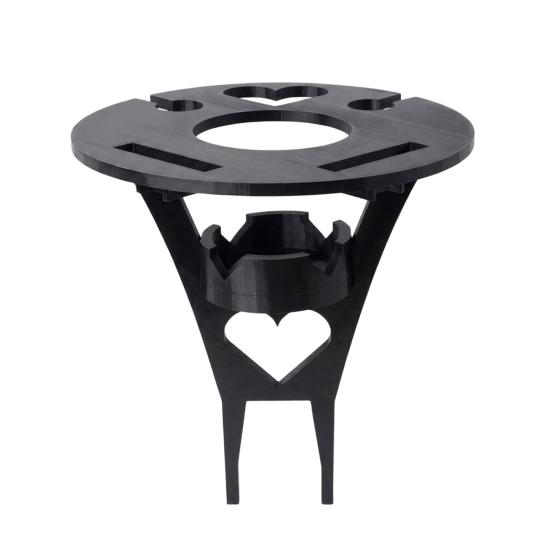 Outdoor Wine Glass Rack Portable Compact with Ground Stake Easy To Assemble Rack for Outdoor Activities