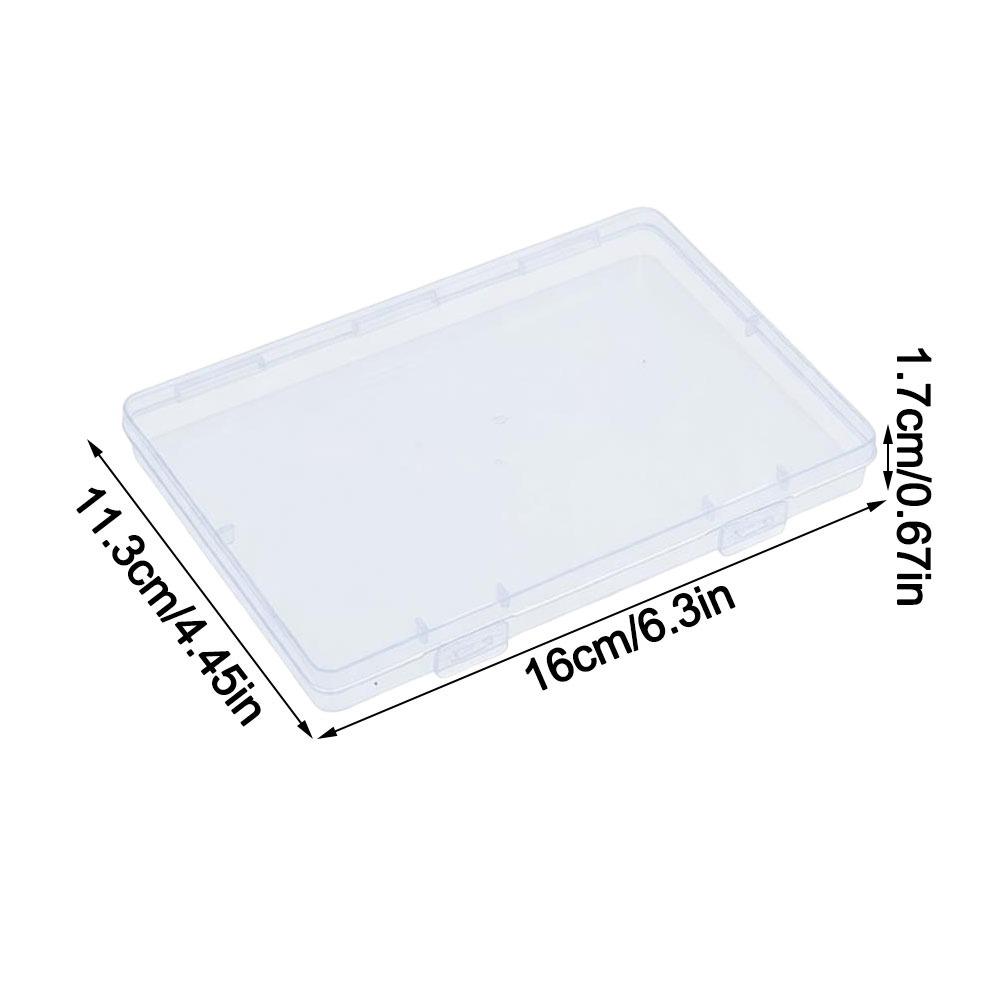 Transparent Desktop Storage Case Multifunctional Large Capacity Pencil Storage Box Dustproof Eco-Friendly PP Jewelry Organizer