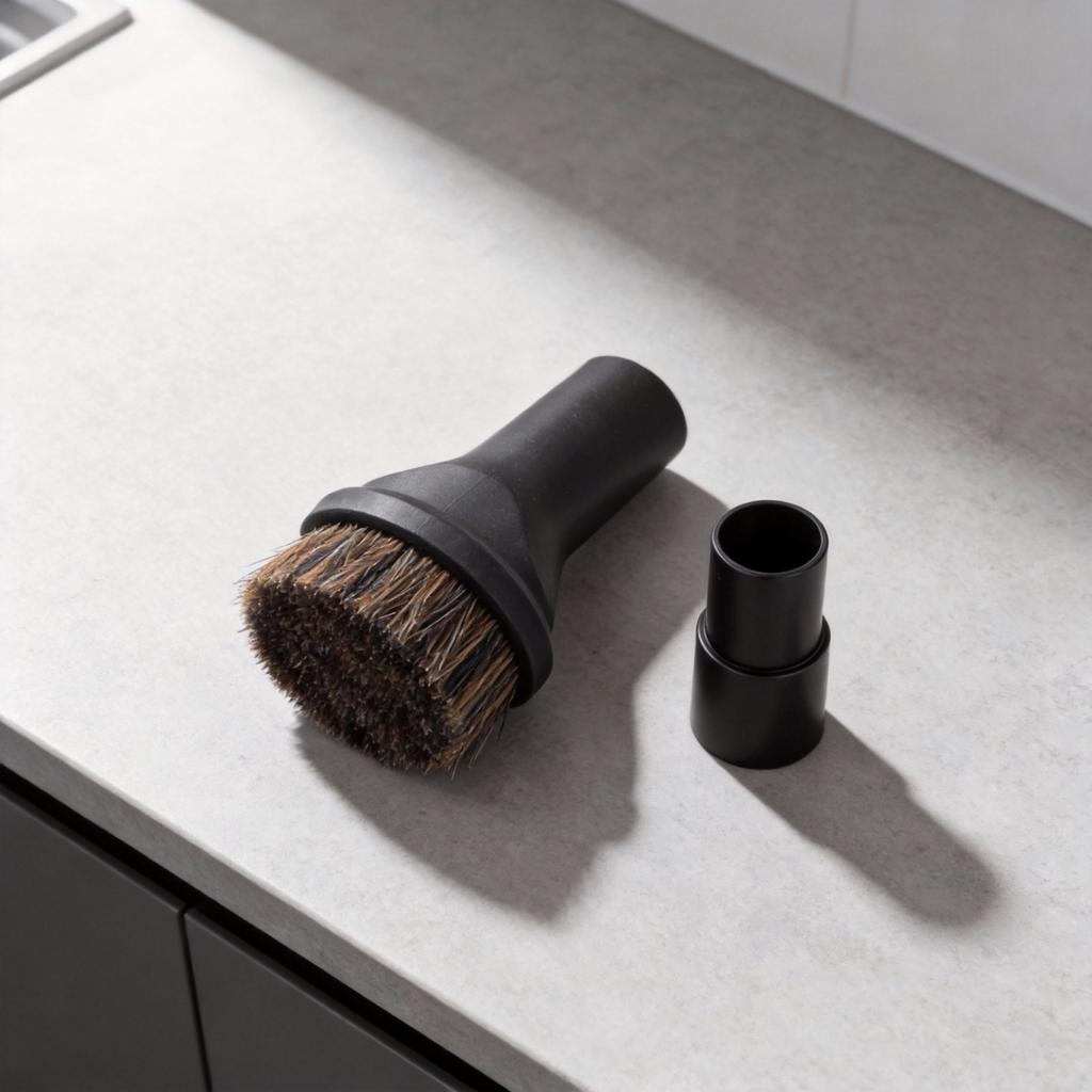 Captures Dust And Debris Horse Hair Brush Round Dusting Brush