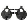 2Pcs RC Steering Knuckles Black Coated Brass Front Steering Knuckles Replacement for Capra SCX10 1/1