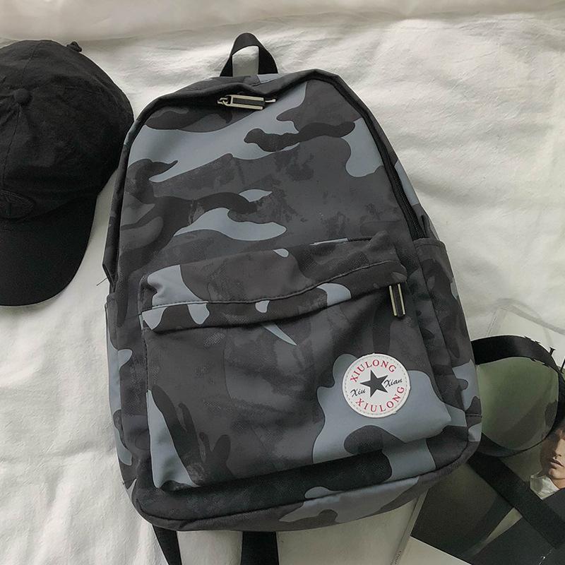 Children's Schoolbags College Students Boys High School Students Camouflage Backpack Junior High School Students Primary School Students