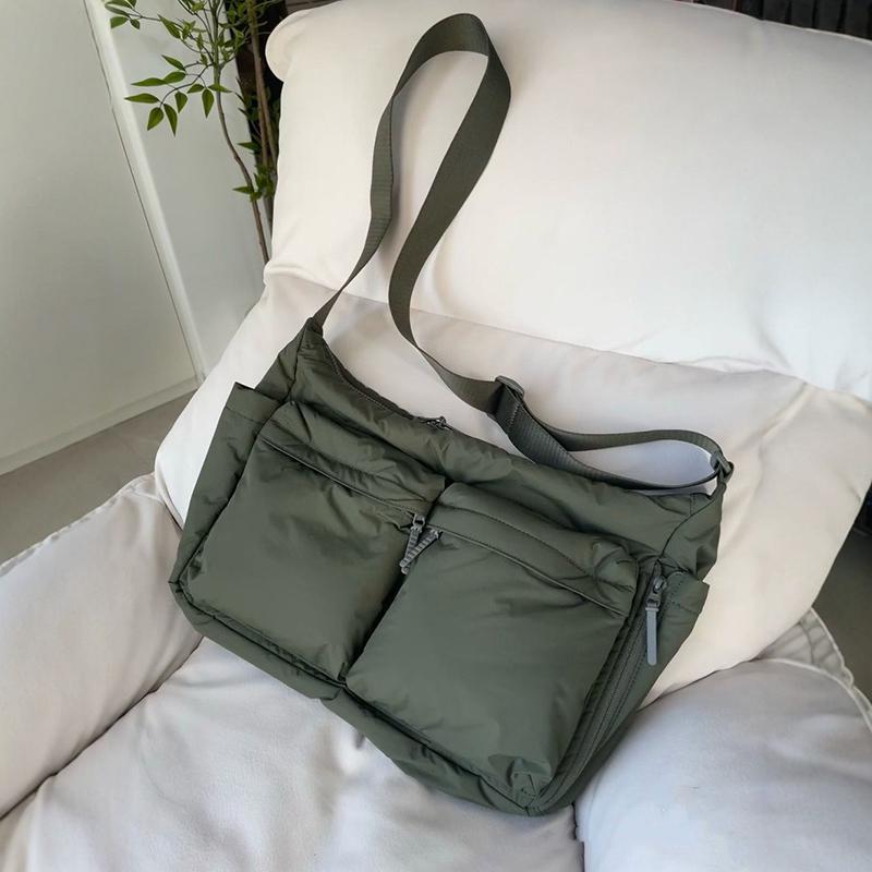 Casual Multi-Pocket Messenger Bags For Fashion Nylon Shoulder Bag Large Handbags Travel Shopping Tote Purse