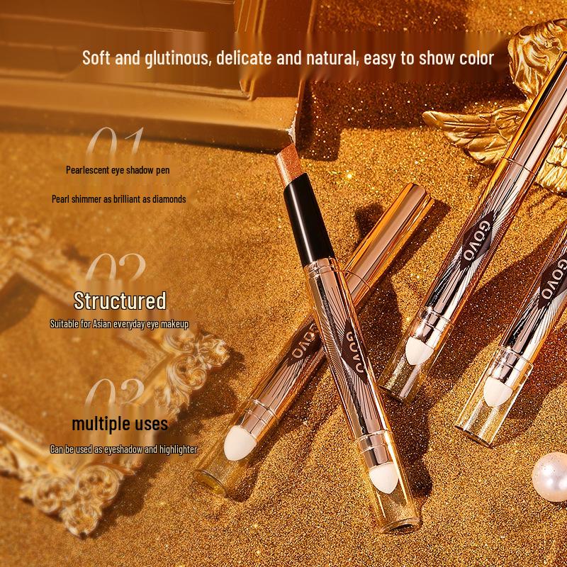 GOVO Color-Changing Highlighter & Eyeshadow Stick with Light-Sensing Pearlescent Shimmer and Contour Brightener.
