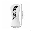 Golf Head Cover Shielded Club Scratch Protection White No 1