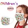 Kids Children's Cartoon Mask Disposable  Three Layer Face Mask