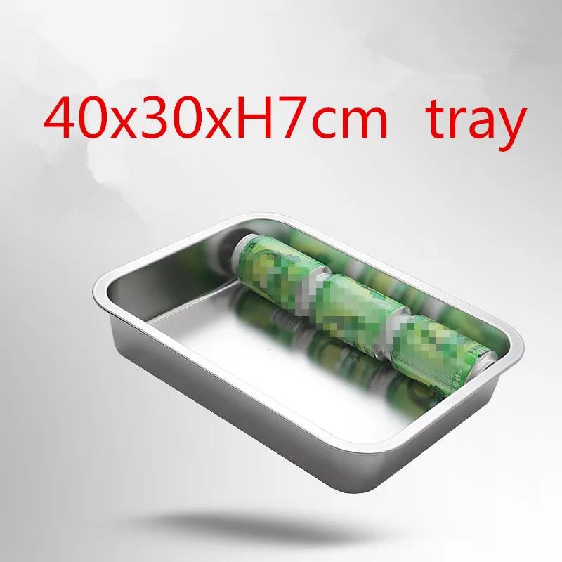 Square 304 Stainless Steel Circular Hole Rectangle Vegetable Fruit Washing Kitchen Utensil Colander Kitchen Sink Wash Basket