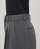 MUSINSA STANDARD WOMAN Women'S High-Waisted Wide Hidden Banding Slacks [Medium Gray]