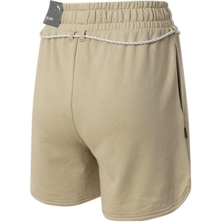 Puma Fashionable Sports Casual Shorts Women Shorts Beige 626875-90