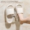 Suction Cup Shoe Rack For Bathroom Wall Mounted Hanging Organizers With Adjustable Hook