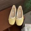 Fashion Luxury Female Round Toe Footwear Ballet Flats Shoes For Women Butterfly-Knot Fashion Shallow Ladies Slip On Flats Shoes