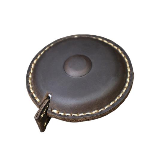 1.5M/60-inch Mini Faux Leather Tape Measure Portable Double-sided Soft Measuring Tape Retractable Flexible Height Ruler Tape Measuring Tool