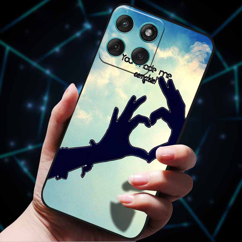For Motorola Edge 60 Fusion Case 60Stylus 3D Flowers Emboss Phone Cases for Moto Edge 60 PRO Stylus Back Soft Silicone Bumper