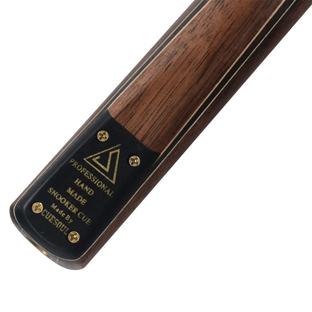 Cuesoul 57", Rosewood, Handmade 3/4 Piece Snooker Cue Set with Cue Case and Cue Extension (CSSC008)