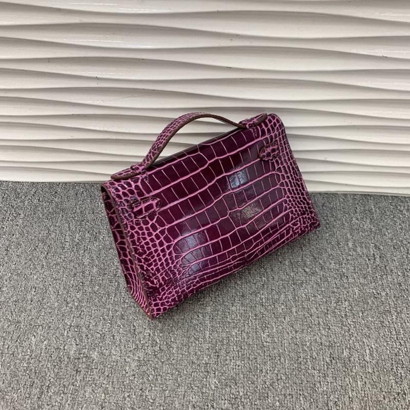 2025 New Leather Women's Bag Crocodile Pattern Generation  Bag High-end Chain Portable Shoulder Messenger Bag Cross-border