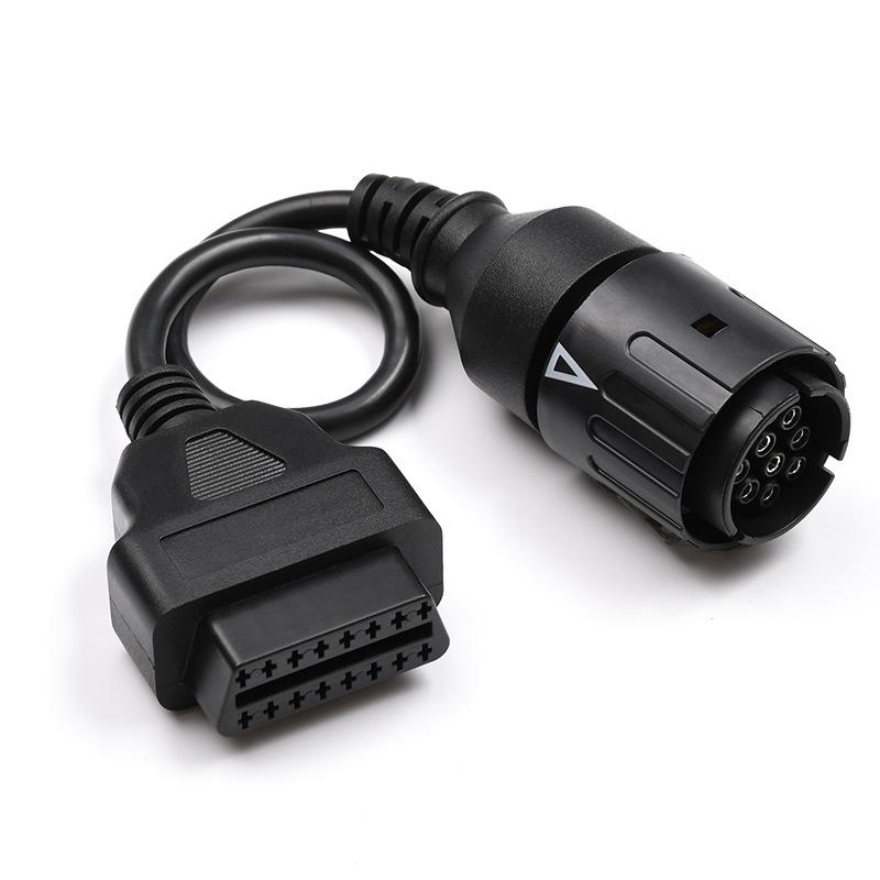 Für BMW Motorrad Verbindungskabel OBD 16-Pin auf 10-Pin Motorfehler-Diagnosewerkzeug Kompatibel mit Motorrädern
