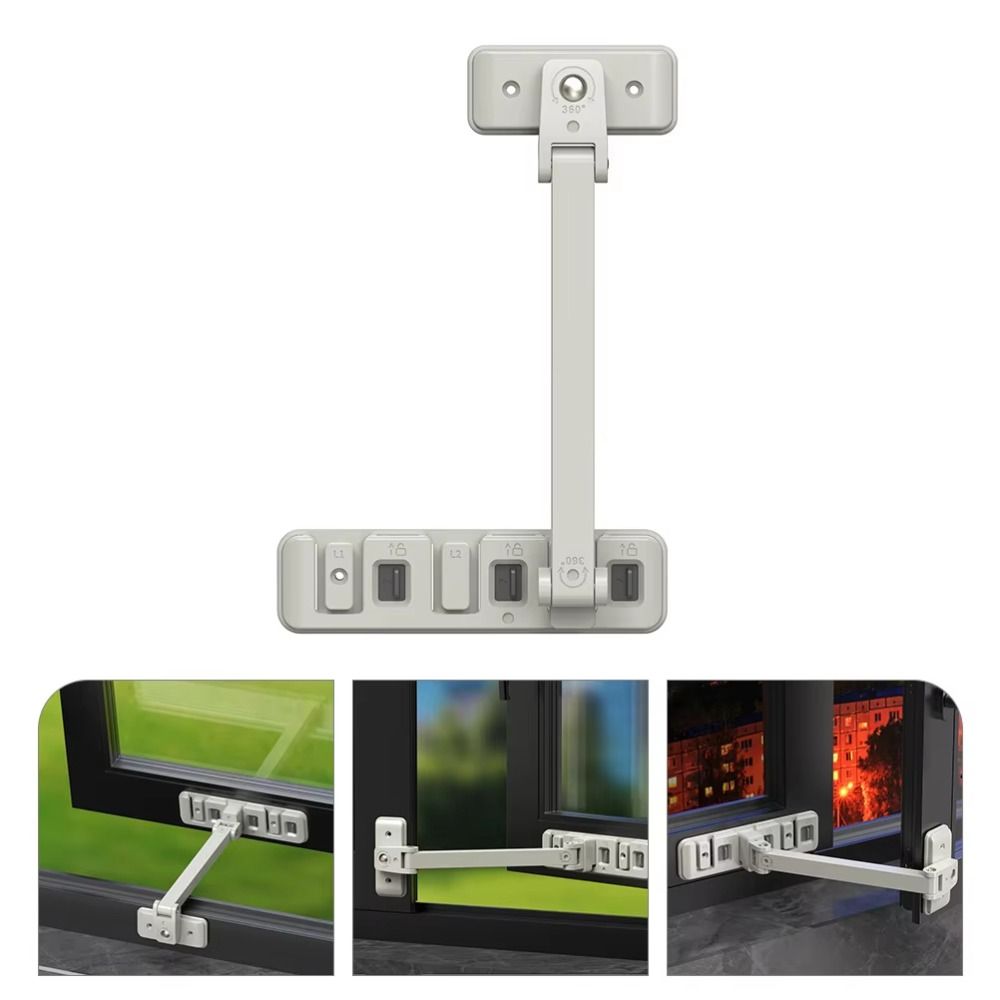 Adjustable Baby Safety Lock Anti-Falling Windows Limit Holder Sliding Door Lock  Closet Door