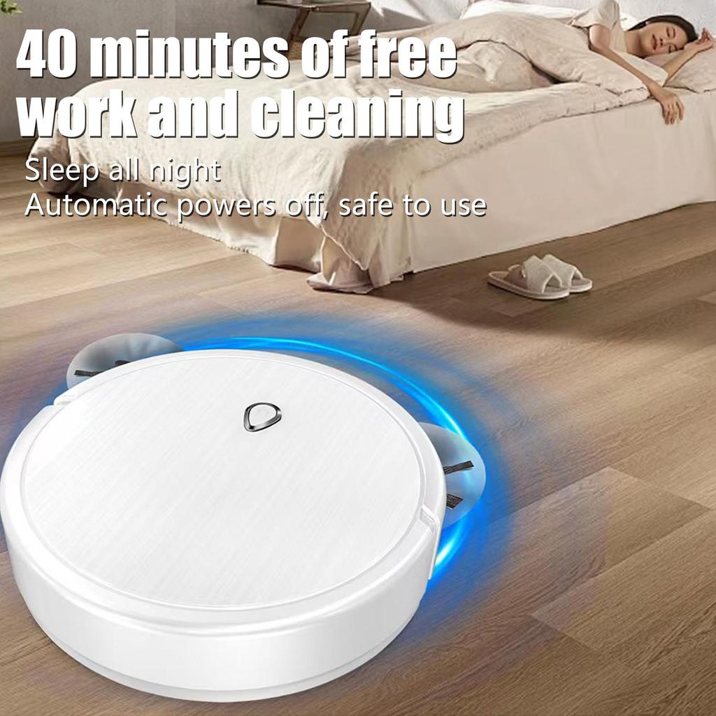 Home Robot Automatic Mop Cleaning Housekeeping Robot Smart Obstacle Avoidance Multifunctional Noise Reduction Device for Home