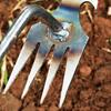 4 Teeth Manganese Weed Puller Long Handle Garden Weed Pulling Tool Garden Weeder Tool Uprooting Weeding Tool