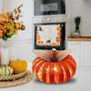 Fall Decor Light Up Mason Jar Lid Pumpkin Fall Decorations For Home Kitchen Farmhouse Autumn Thanksgiving Porch Table Mantle