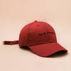 Soft Top Letter Embroidered Baseball Cap Women's Fashion Versatile Casual Face Small Sunscreen Duck Tongue Sun Hat