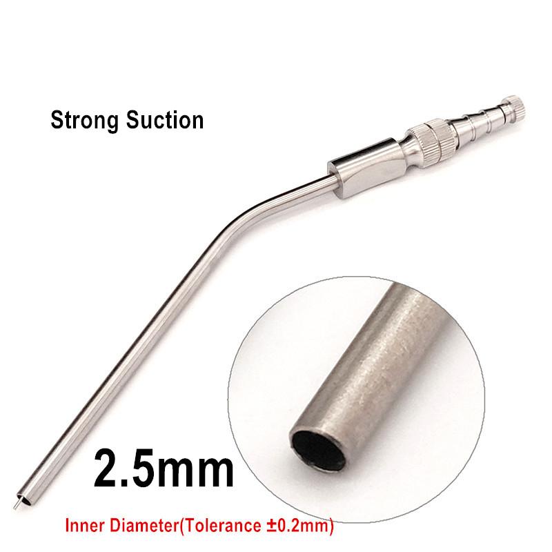 Aspirateur dentaire Ferguson Frazier Tube d'aspiration dentaire en acier inoxydable tube d'aspiration laboratoire chirurgical Tube dentiste outil