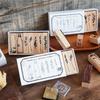 Plant Vase Series Decorative Wooden Stamp Set for Diaries, Albums, and Planners