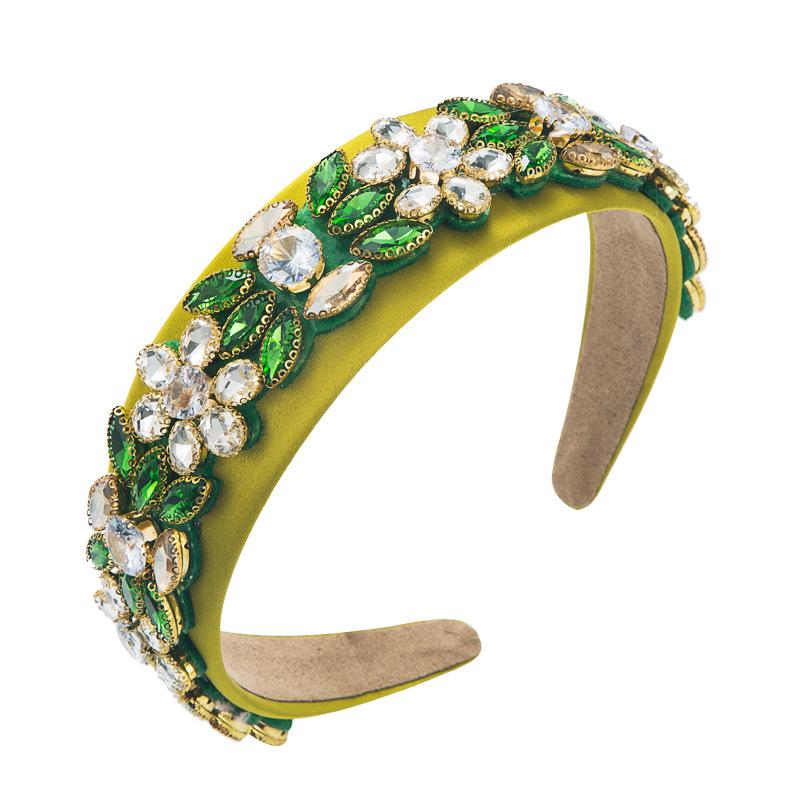 Bentiță de păr pentru femei Retro Baroc Bandă de culoare strălucitoare Grotte Mici Parfumate