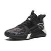 New Anta Speedy 3 Wear Resistant Mid Top Basketball Shoes Men's Black Gray 112341604-6