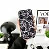B-Black Lace Print Phone Case For Samsung Galaxy A73,A72,A71,A70,A53,A52,A51,Others Soft Black Cover