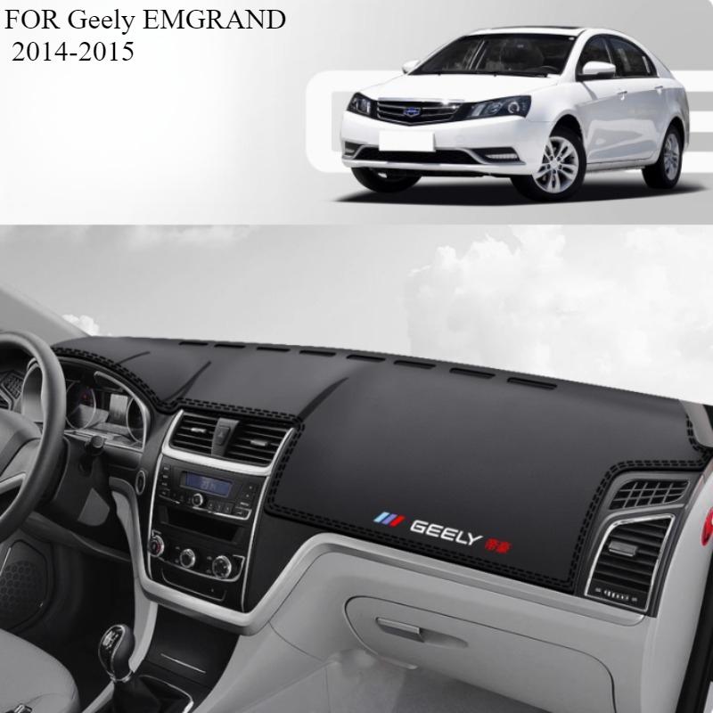 FOR Geely EMGRAND 2014-2015 Car Dash Mat Dashmat Dashboard Mat Cover Sun Shade Dash Board Cover Carpet  Accessories