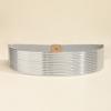 Bright Women Waist Belt Silver Elastic Cummerbunds Fashion Waist Corset Belts  Party