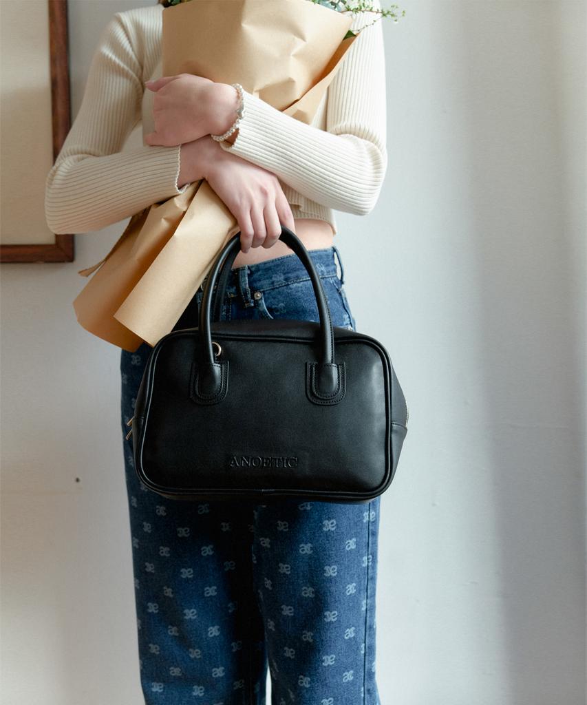 Anoetic Basic Square Tote Bag_Black