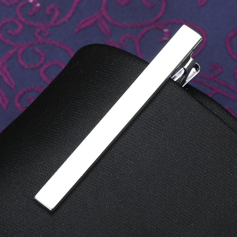 Herren Mode Vielseitige Krawattenklammer Business Anzug Gold Silber Hochzeit Herren und Damen Anstecknadel Koreanische Version Sicherheitskragenclip