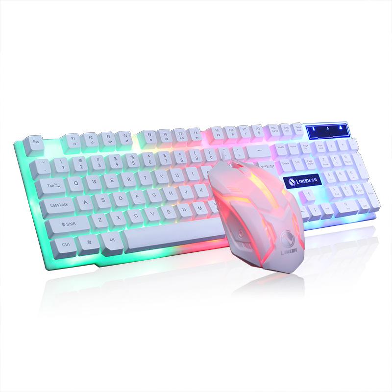 LiMei GTX300 USB Wired Backlit Gaming Keyboard & Mouse Set