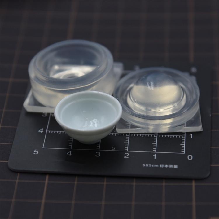 Miniature Silicone Bowl Mold Crafting Detailed Resin Decoration And Small Items Tableware Scene Accessories Mould