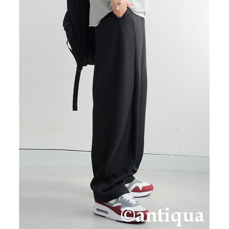 [antiqua] [Antica] Tapered Pants Ladies YZ-00102 Large 05 Black