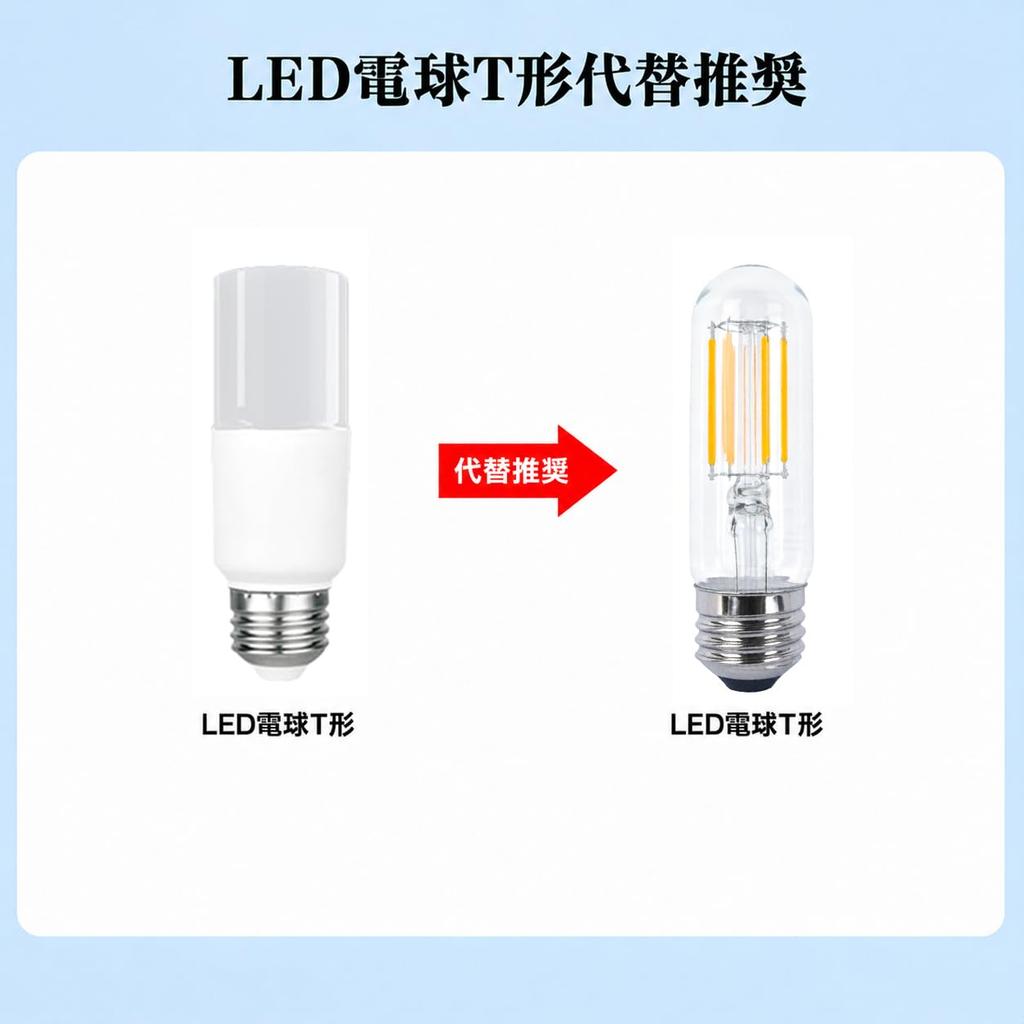 Aiwode LED Bulb, T-shaped, E26 Base, 6W (equivalent To 60W Halogen Bulb), Warm White 2700K, Clear, Transparent, Omnidirectional, Non-dimmable,