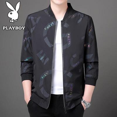 Men's Slim Baseball Collar Jacket