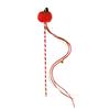 Christmas Cat Teaser Wand Interactive Toy Cartoon Apples Christmas Tree Star Gingerbread Man Plush Rod for Cats Safe Material Pet Supplies