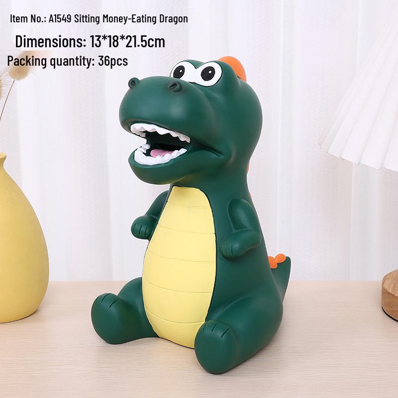 Durable Dinosaur Piggy Bank for Kids - Home Decor & Student Gift