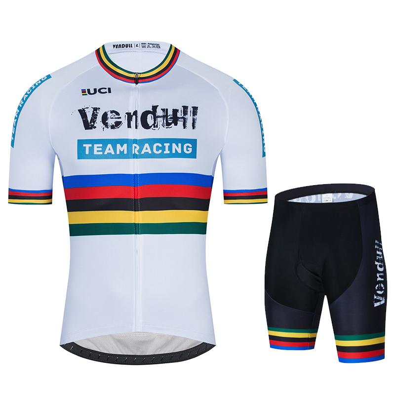 Vendull 2025 cyklistický dres sada letní Španělsko MTB cyklistické oblečení uniforma Maillot Ropa Ciclismo muži cyklistické oblečení oblek Hombre